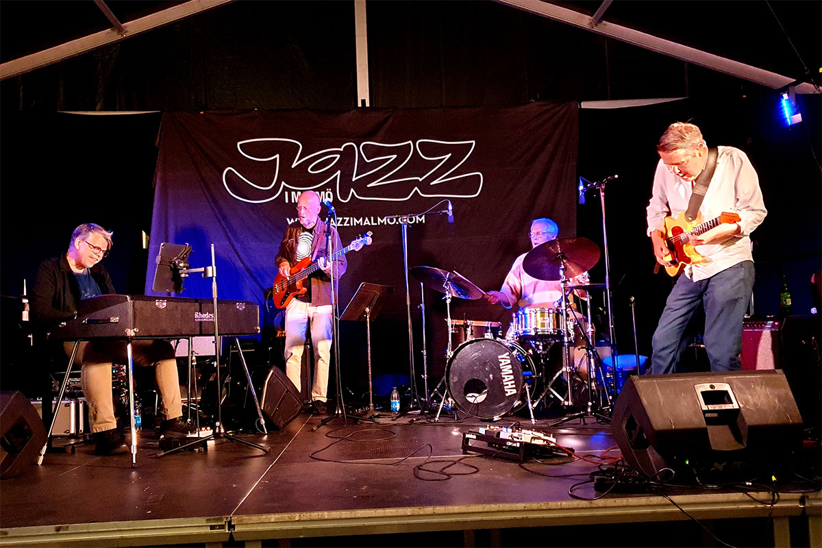 Jazzfunk lyfte tältet